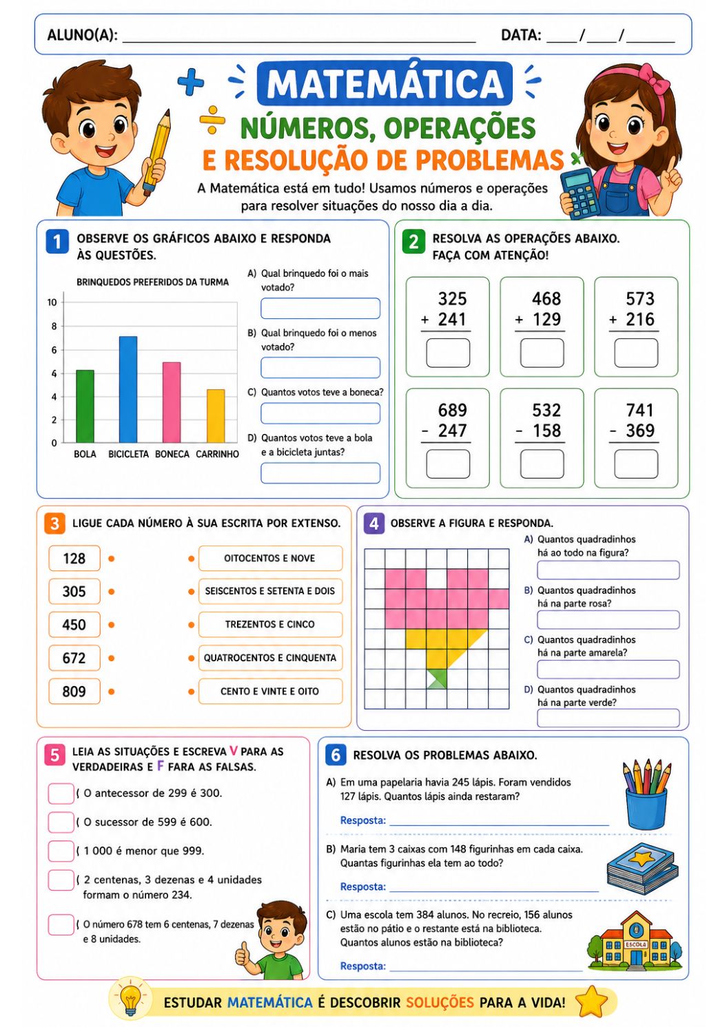 Amostra material de Matemática - Multiplicação
